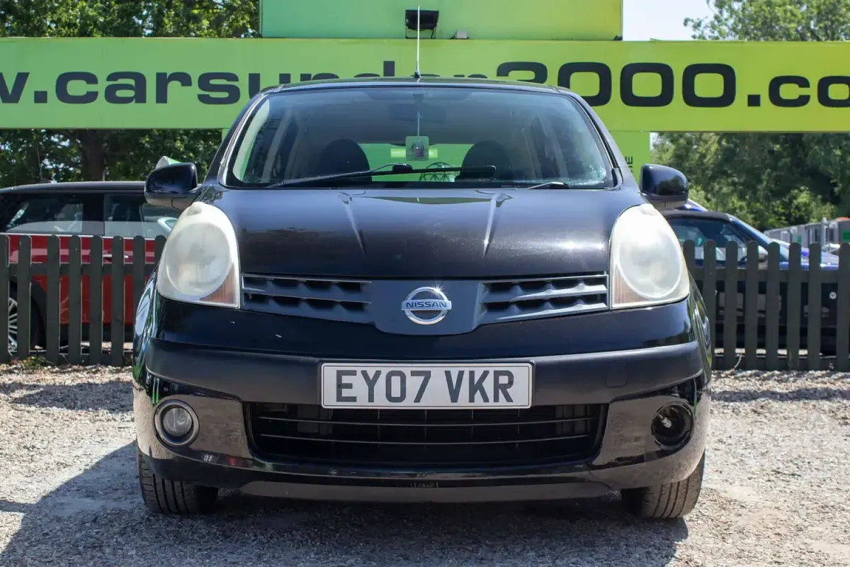 Used Nissan Note SE 110 HP (80 kW) 2007 Black Hatchback