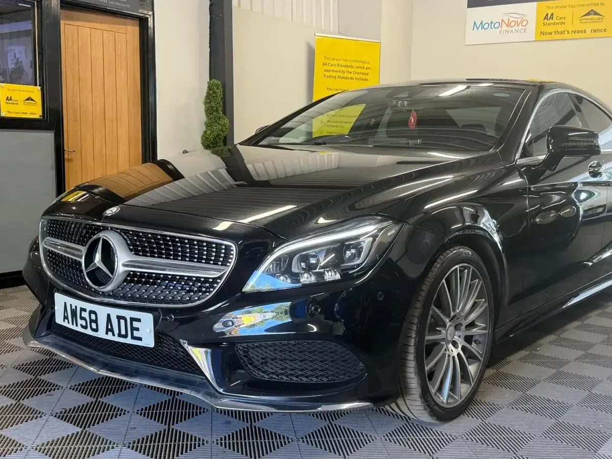 Used Mercedes CLS220 AMG line 2016 Black Coupe