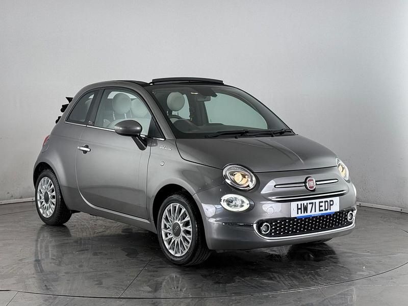 Grey Used 2021 Fiat 500C Dolcevita Cabriolet | £11,350 (Fair price) - Image 1/3