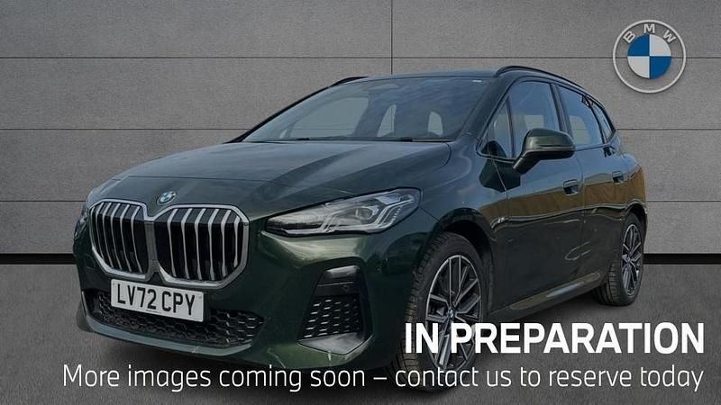 Used BMW 220 Active Tourer M Sport 168 HP (123 kW) 2022 Green MPV