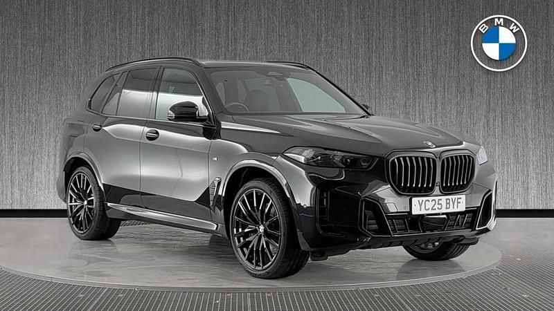 Black Used 2025 BMW X5 M Sport SUV | £69,999 - Image 1/4
