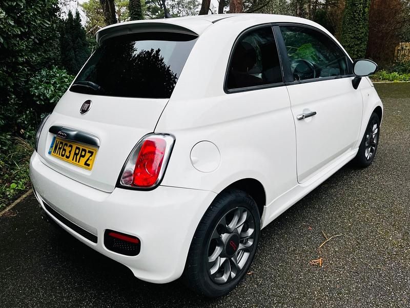 Used Fiat 500 S 69 HP (50 kW) 2013 White Hatchback