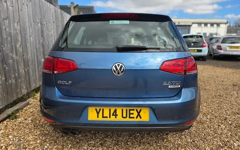 Second-hand VW Golf VII SE 150 CP (110 kW) 2014 Albastru Hatchback