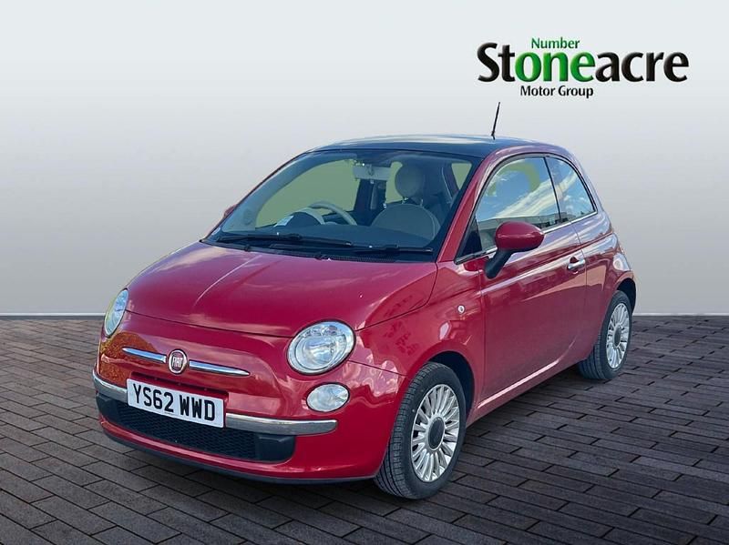 Used Fiat 500 Lounge 69 HP (50 kW) 2013 Red Hatchback