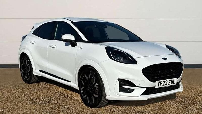 White Used 2022 Ford Puma Gen-E ST-Line X SUV | £15,055 (Fair price) - Image 1/4
