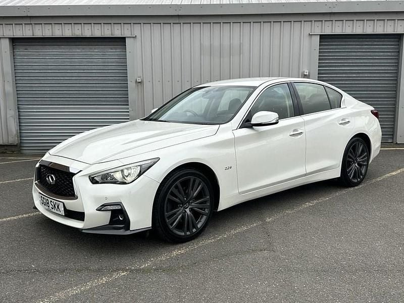 Used Infiniti Q50 Sport Tech 170 HP (125 kW) 2018 White Sedan