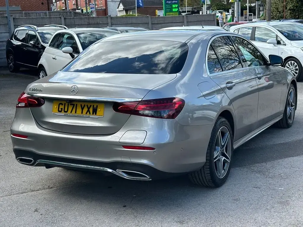Used Mercedes E300 AMG line 2021 Silver Sedan