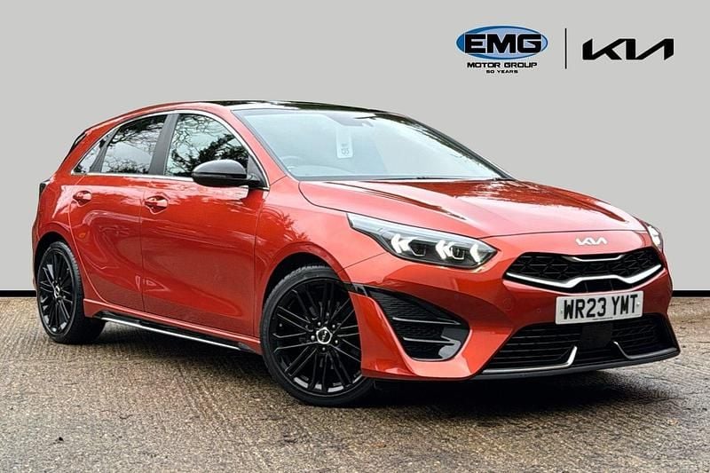 Orange Used 2023 Kia Ceed GT GT-Line S Hatchback | £19,499 (A bit pricey) - Image 1/3