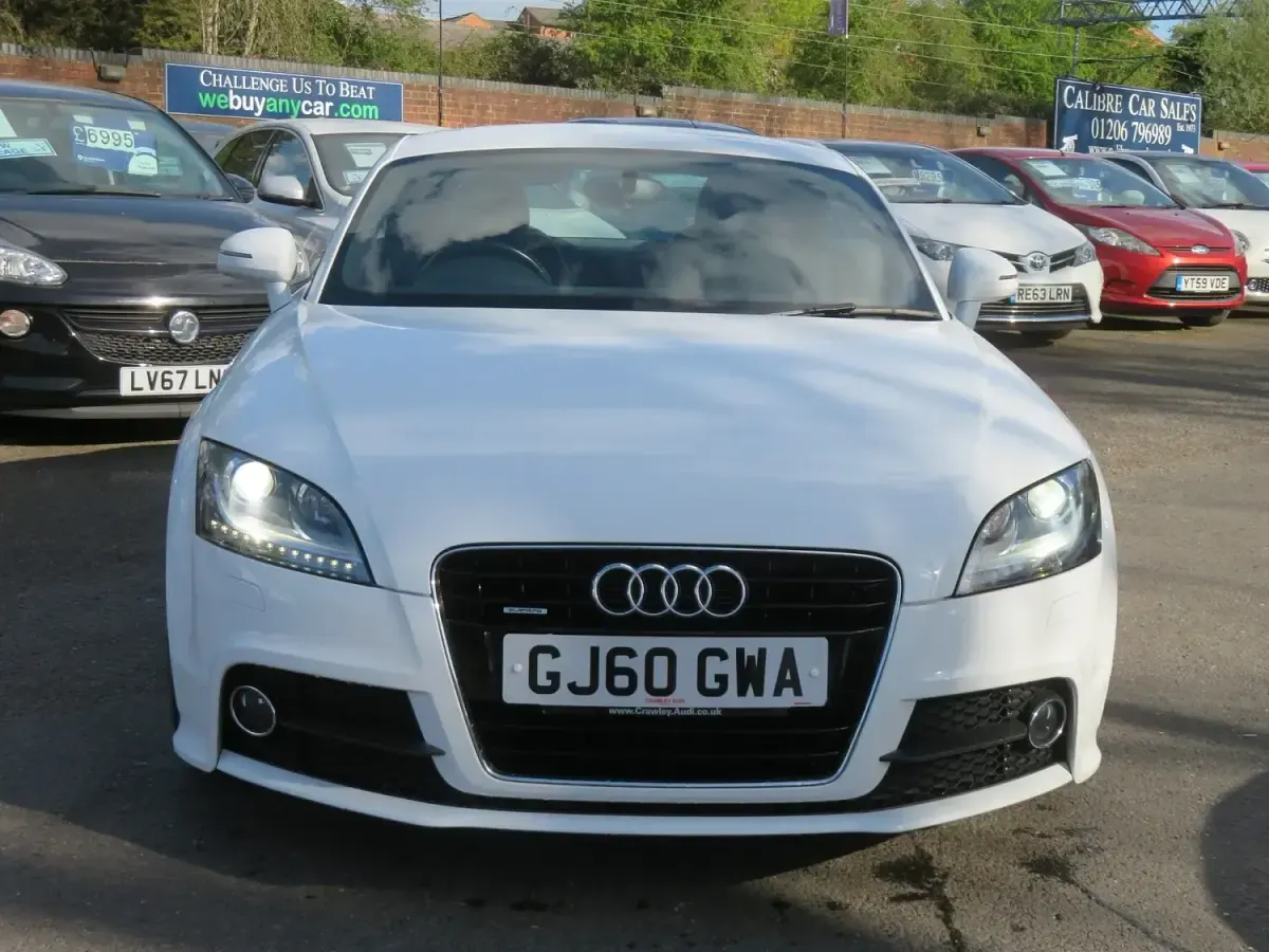 Used Audi TT S-Line 170 HP (125 kW) 2010 White Coupe