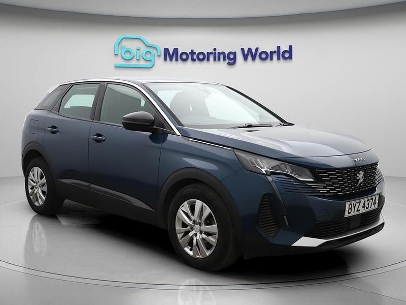 Blue Used 2022 Peugeot 3008 Active Premium Hatchback | £14,700 (Good price) - Image 1/4