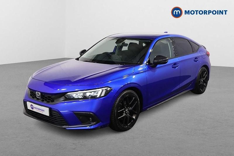 Used Honda Civic Advance 143 HP (105 kW) 2024 Blue Hatchback