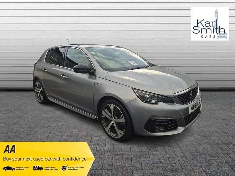 Grey Used 2018 Peugeot 308 GT-line Hatchback | £6,999 (Good price) - Image 1/3