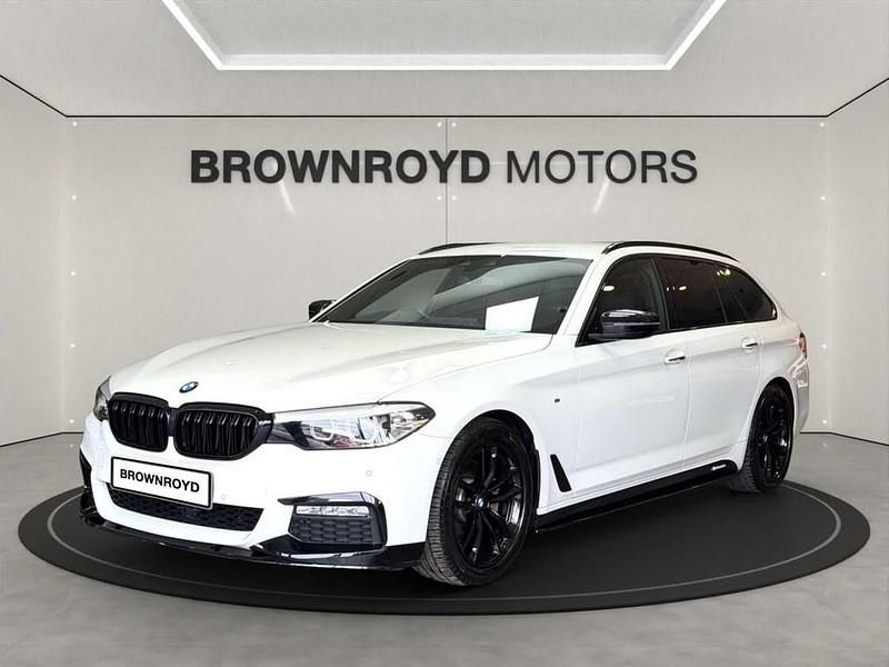 Usado BMW 520 M Sport 190 CV (139 kW) 2018 Blanco Familiar