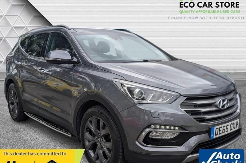 Silver Used 2017 Hyundai Santa Fe Edition SUV | £12,995 (Fair price) - Image 1/1