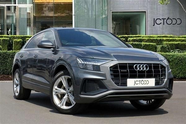 Grey Used 2019 Audi Q8 S-Line SUV | £30,495 (Good price) - Image 1/4