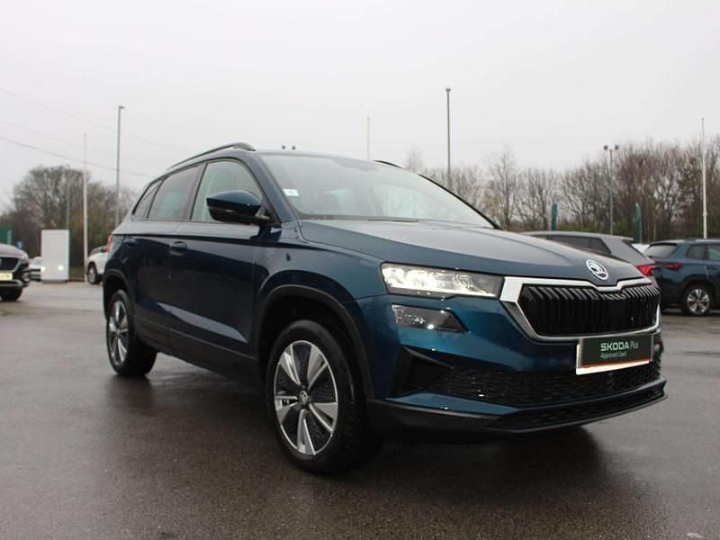 Used Skoda Karoq SE Drive 110 HP (80 kW) 2023 Blue SUV