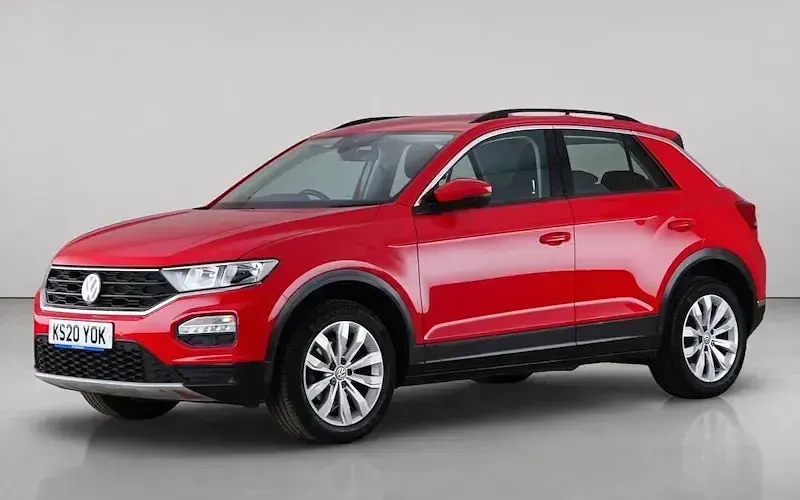 Used VW T-Roc SE 116 HP (85 kW) 2020 Red SUV