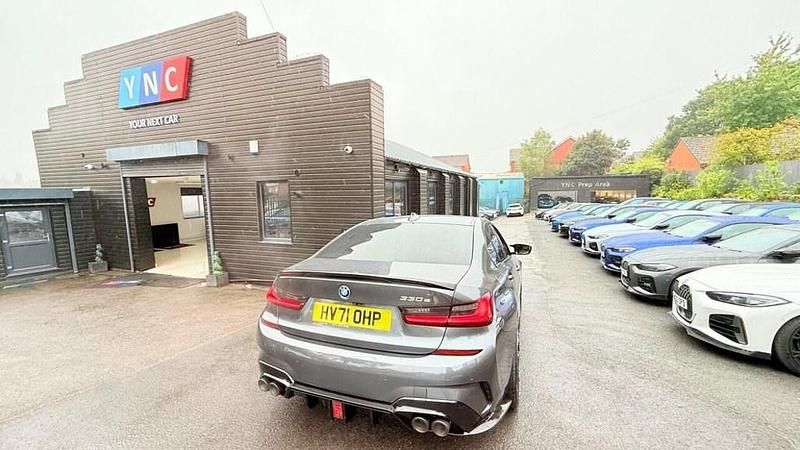 Grey Used 2021 BMW 330e M Sport Sedan | £19,991 (Fair price) - Image 1/4