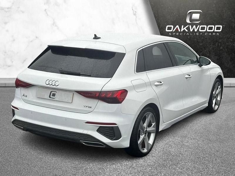 Used Audi A3 Sportback S-Line 110 HP (80 kW) 2024 White Hatchback