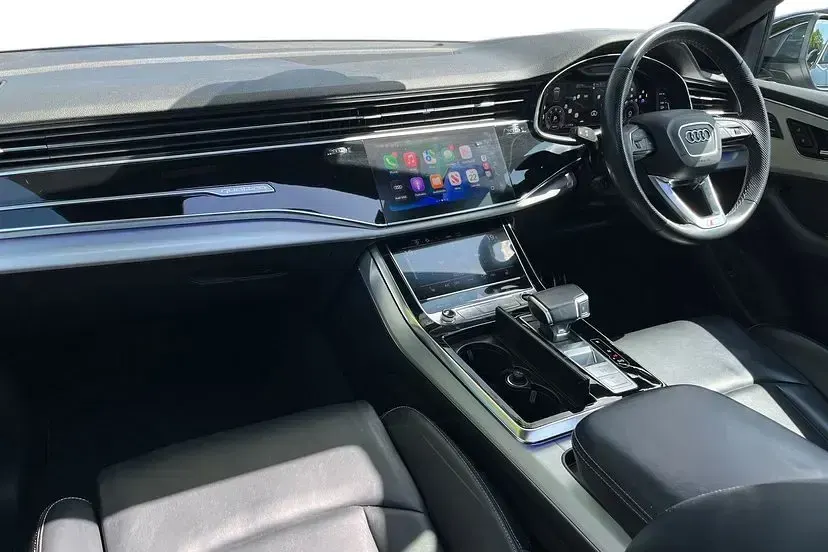 Used Audi Q8 S-Line 282 HP (207 kW) 2021 Mythos black SUV