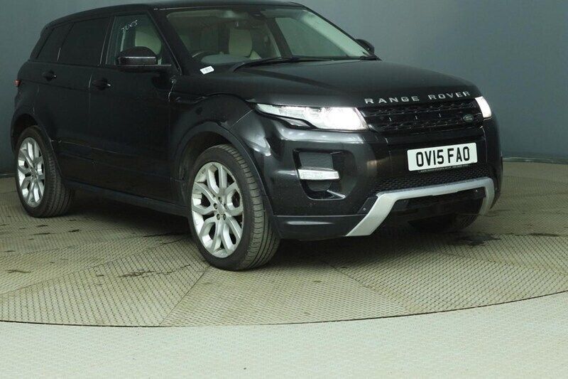 Black Used 2015 Land Rover Range Rover evoque Dynamic Hatchback | £9,995 (Good price) - Image 1/1