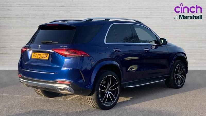 Used Mercedes GLE450 AMG AMG line 367 HP (269 kW) 2020 Blue