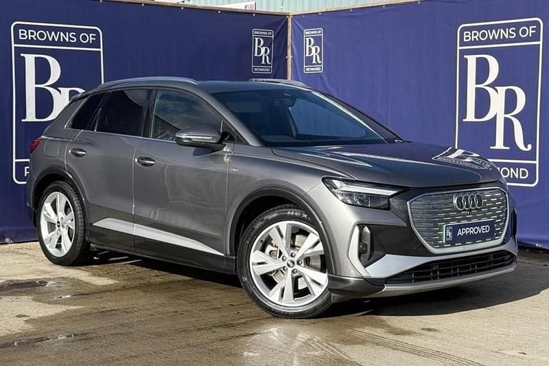 Grey Used 2021 Audi Q4 e-tron S-Line SUV | £25,499 (Super price) - Image 1/1