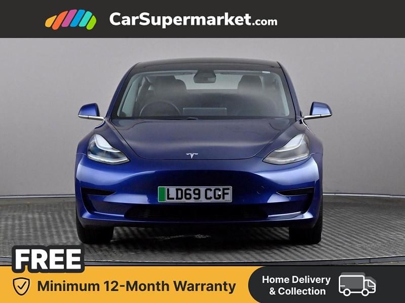 Used Tesla Model 3 Standard Range 239 kW (325 HP) 2019 Blue Sedan