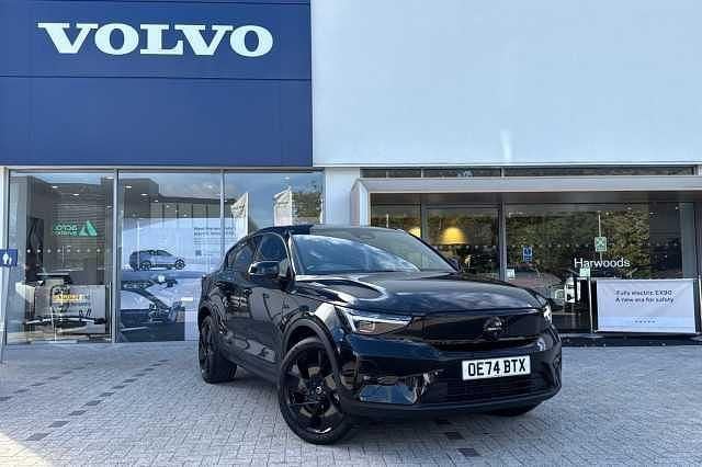 Black Used 2024 Volvo EC40 Ultra SUV | £34,890 - Image 1/4
