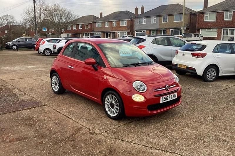 Used Fiat 500 Pop Star 69 HP (50 kW) 2017 Red Hatchback