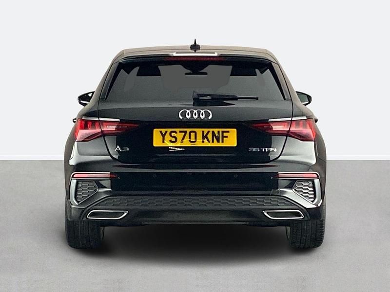 Used Audi A3 S-Line 150 HP (110 kW) 2020 Black Hatchback