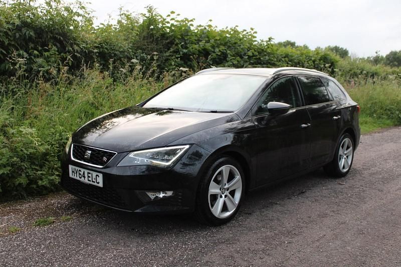 Black Used 2014 Seat Leon FR Estate | £5,600 (Fair price) - Image 1/4