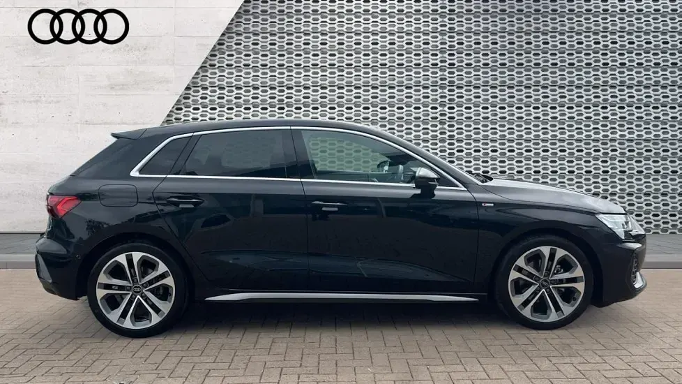 Used Audi A3 S-Line 150 HP (110 kW) 2025 Black Hatchback