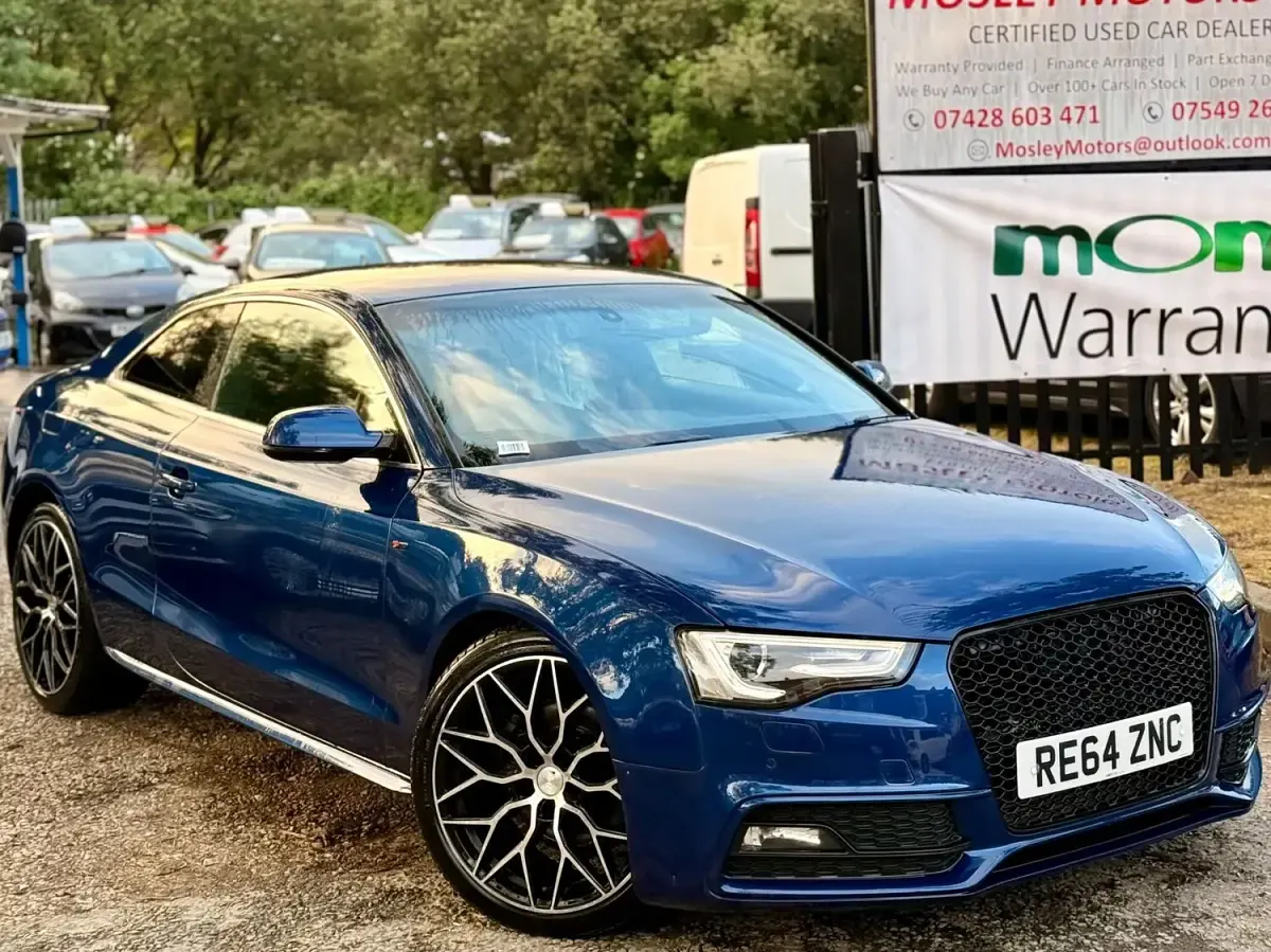 Used Audi A5 S-Line 2015 Blue Coupe