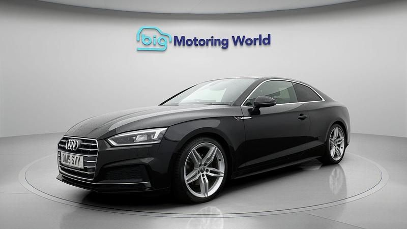 Used Audi A5 S-Line 148 HP (108 kW) 2019 Black Coupe