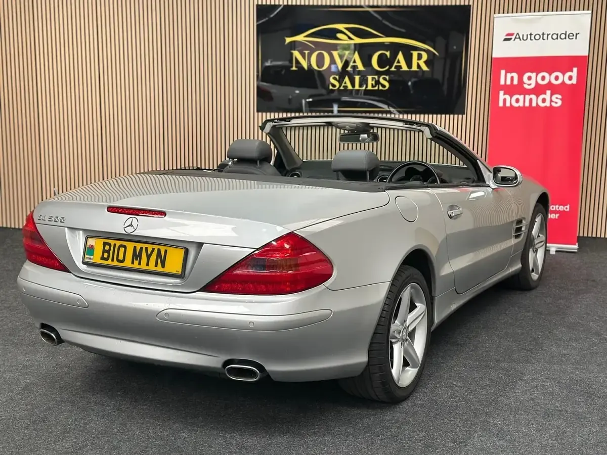 Used Mercedes SL500 2002 Silver Cabriolet