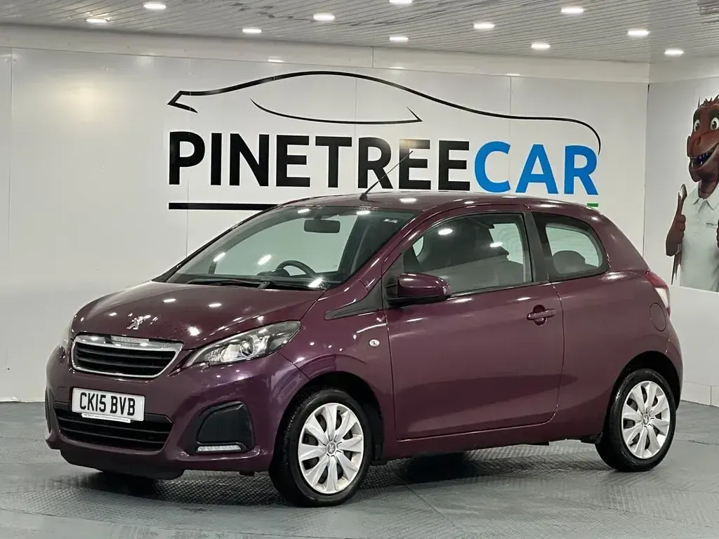 Used Peugeot 108 Active 68 HP (50 kW) 2015 Mauve/purple Hatchback