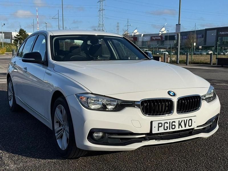 White Used 2016 BMW 320 Sport Line Sedan | £8,495 (Good price) - Image 1/4