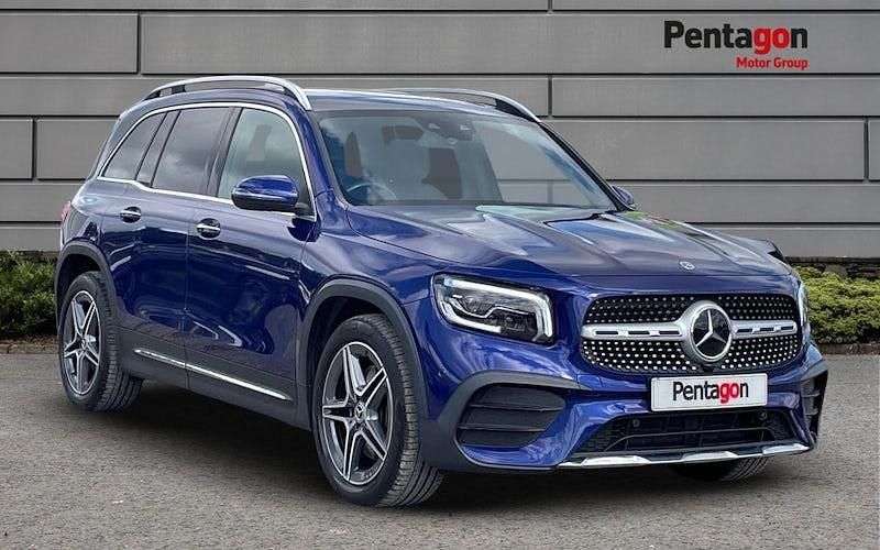 Blue Used 2021 Mercedes GLB220 AMG line SUV | £28,495 (Fair price) - Image 1/4