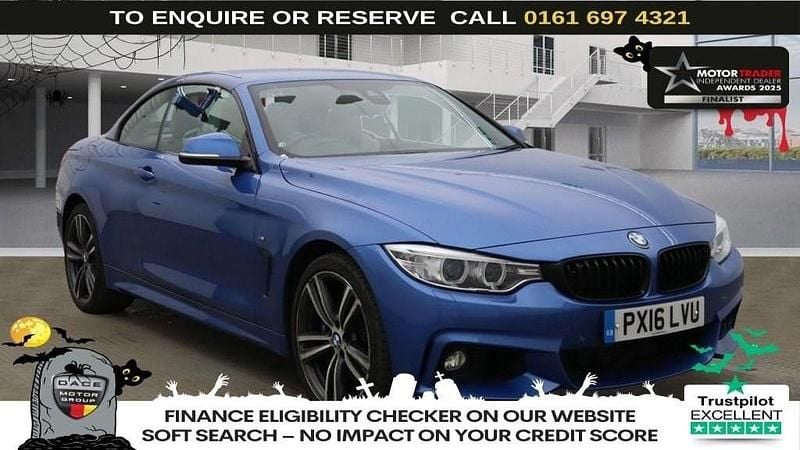Blue Used 2016 BMW 435 M Sport Cabriolet | £15,940 (Fair price) - Image 1/3