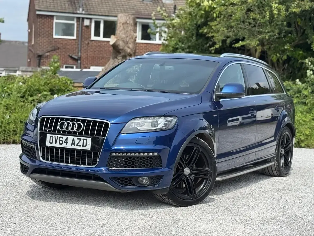 Used Audi Q7 S-line plus 340 HP (250 kW) 2014 Blue SUV