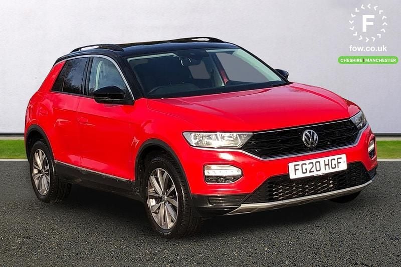 Red Used 2020 VW T-Roc Design SUV | £12,999 (Fair price) - Image 1/3