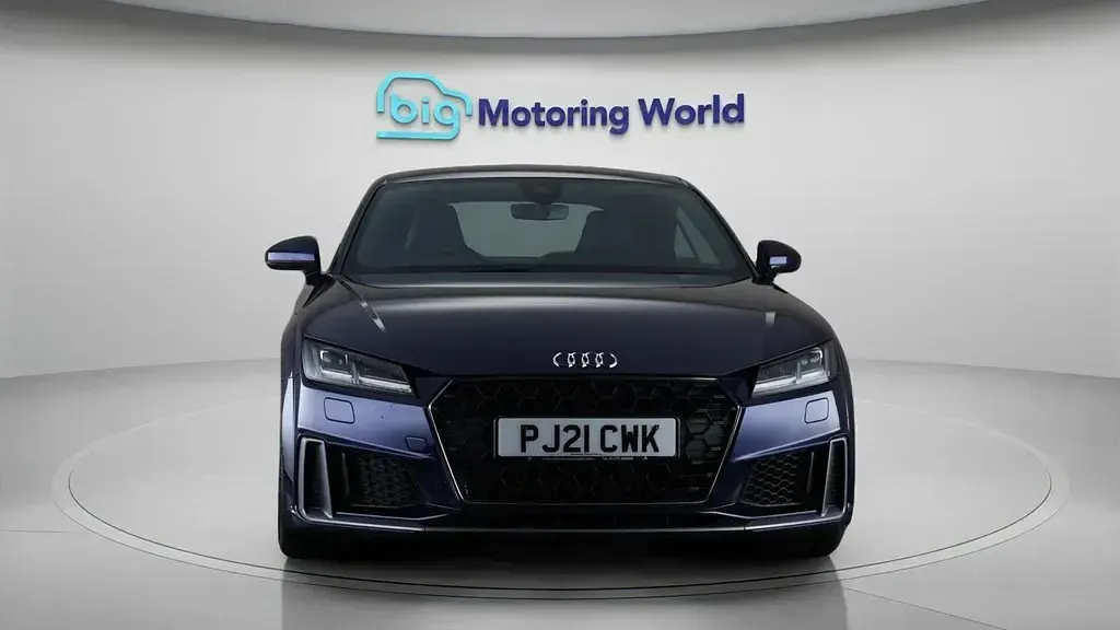 Begagnad Audi TT S-Line 245 HK (180 kW) 2021 Blå Sportkupé