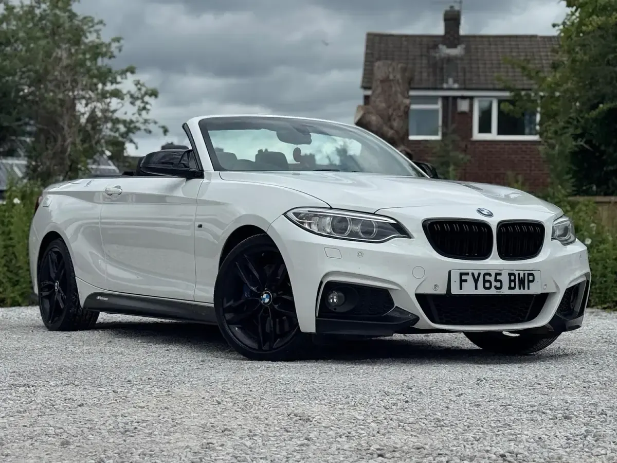 Used BMW 220 M Sport 2015 White Cabriolet