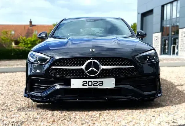 Used Mercedes C220 AMG line 197 HP (144 kW) 2023 Black Sedan