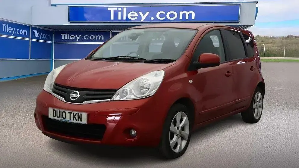Used Nissan Note N-TEC 110 HP (80 kW) 2010 Red Hatchback