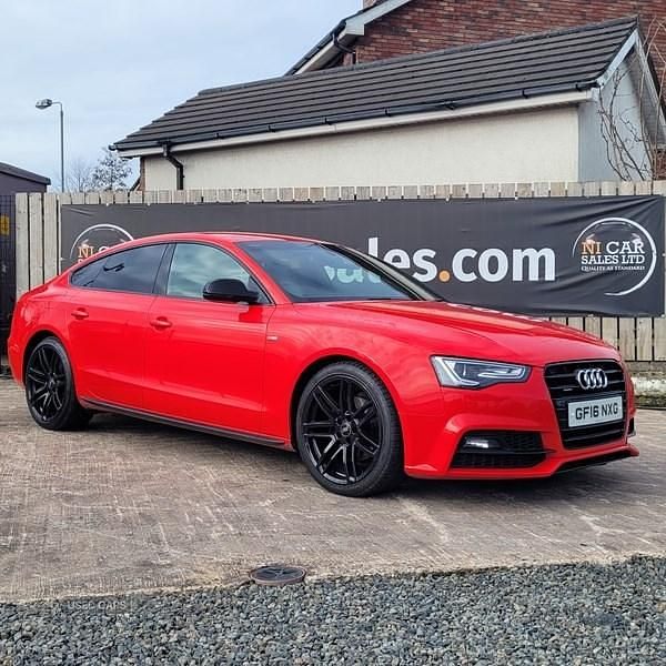 Used Audi A5 Black Edition 2016 Red Coupe