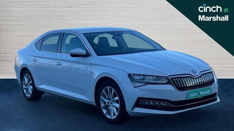 White Used 2020 Skoda Superb SE Technology | £14,245 (Super price) - Image 1/4