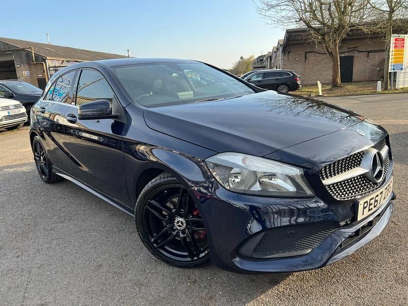Used Mercedes A180 AMG line 2017 Blue Hatchback