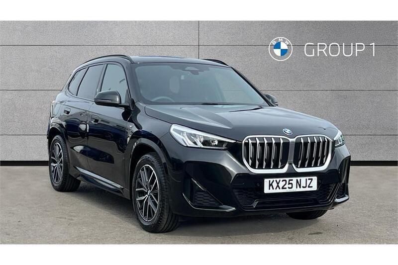 Black sapphire metallic paint Used 2025 BMW X1 M Sport SUV | £36,493 (Fair price) - Image 1/4